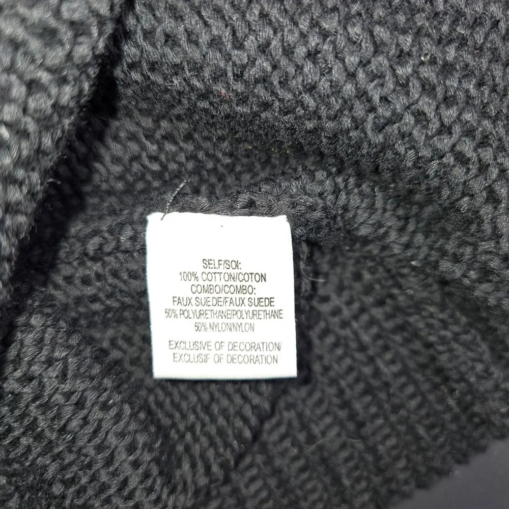 Haute Hippie Black Fringe Knit Open Front Cardigan Sweater XS - Picture 3 of 5